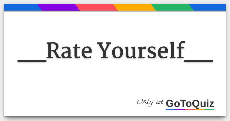 rate-yourself