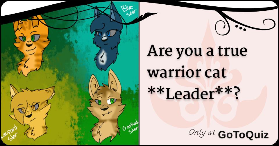 Warrior Cats leader games on Scratch