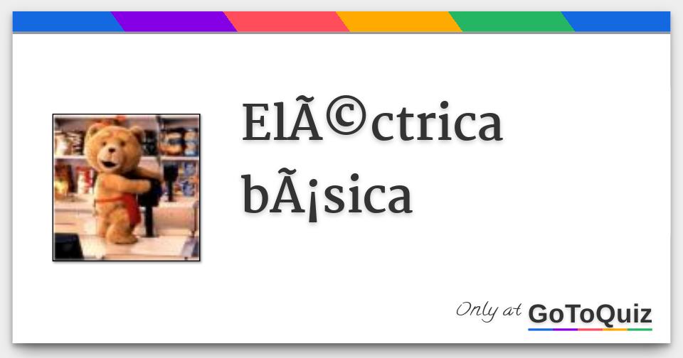 Results: ElÃ©ctrica BÃ¡sica