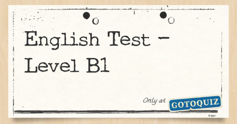 english-test-level-b1