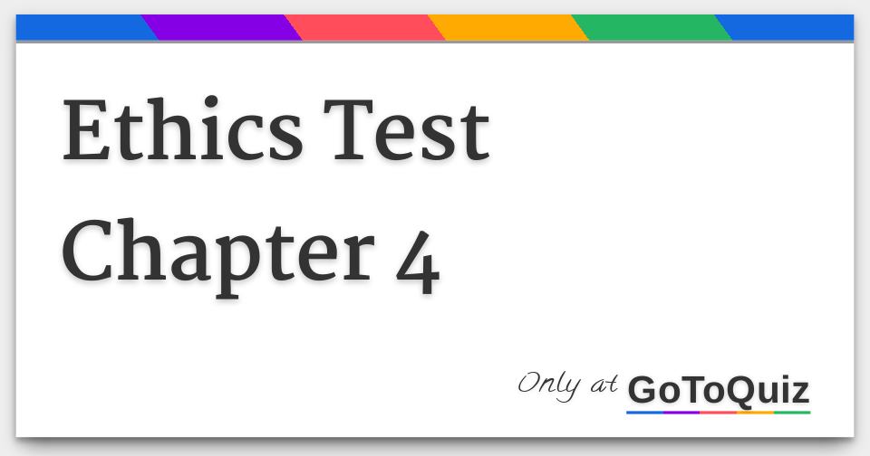 essay & ethics test series