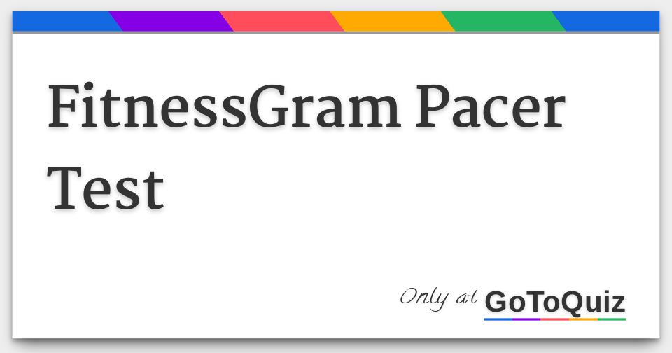 fitnessgram-pacer-test