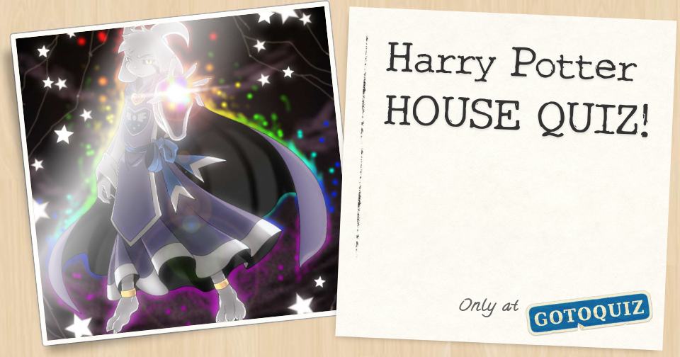 harry potter houses quiz official