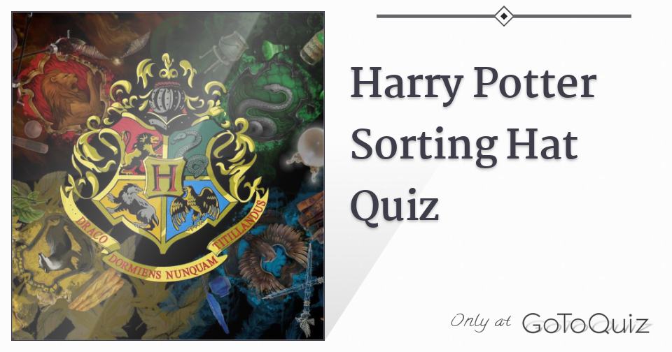 harry potter hat quiz for kids