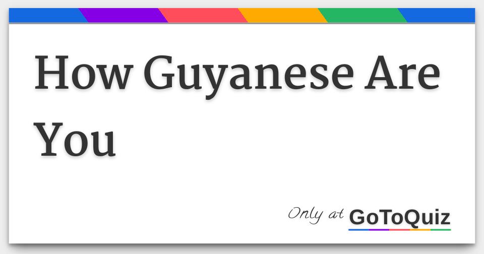 Quiz Time Guyana