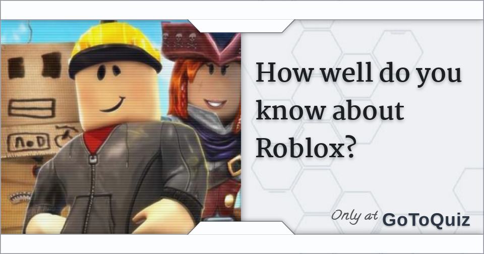 How Well Do You Know About Roblox - ruben sim roblox account name