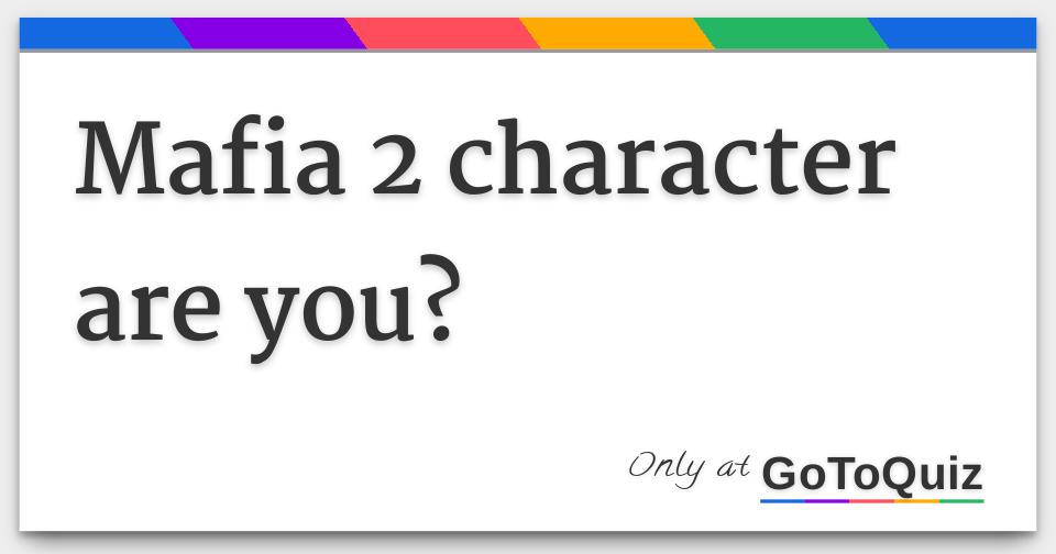 mafia 2 character