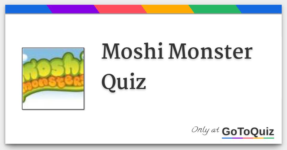 Moshi Monsters Glyphs Quiz Answers