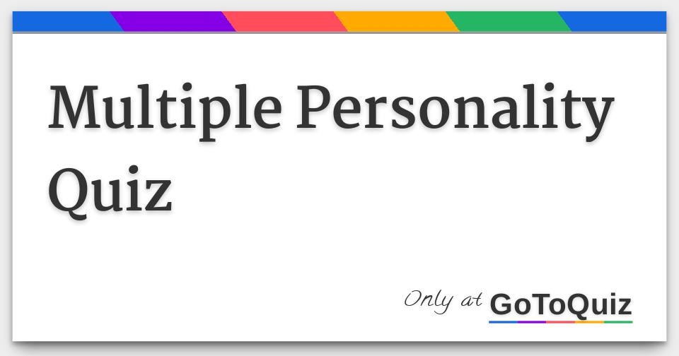 multiple-personality-quiz