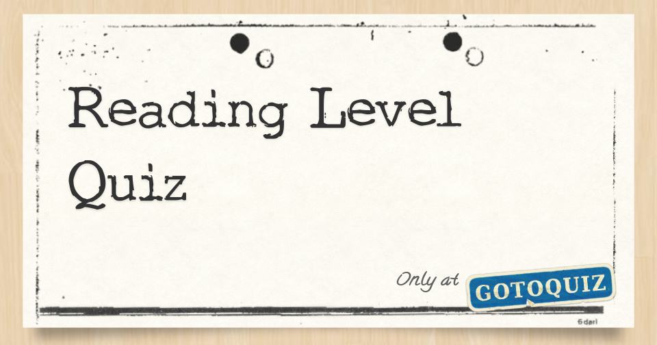 reading-level-quiz