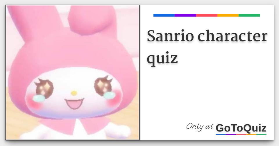 Sanrio character quiz