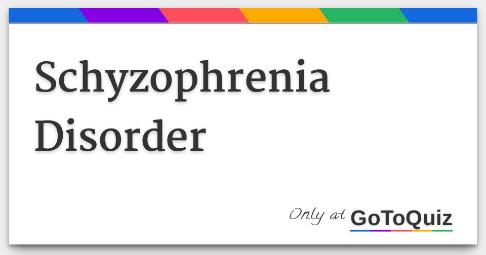 schyzophrenia-disorder