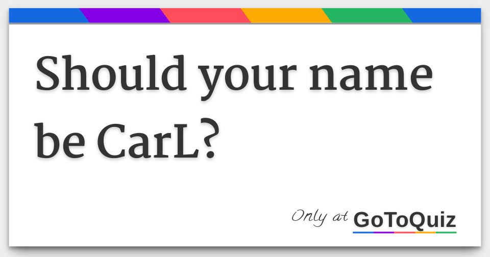 Where Does The Name Carl Originate From