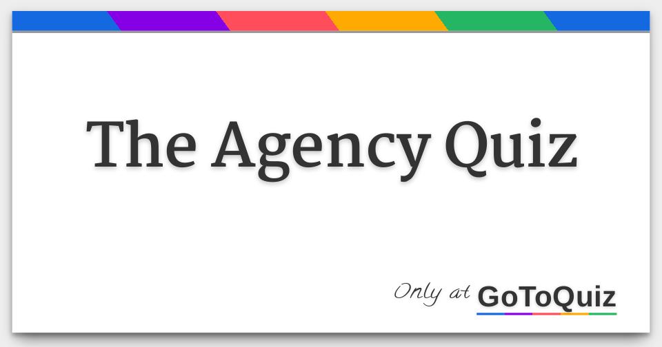 the-agency-quiz