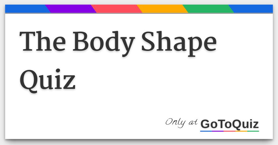 shape 8 body