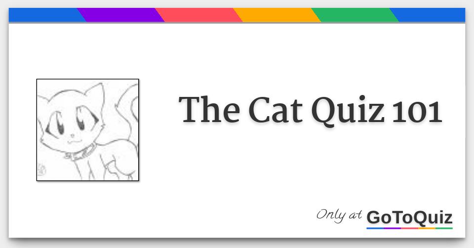 easiest quiz with queasy the cat
