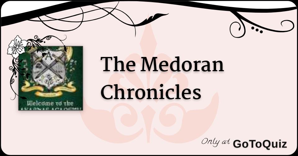 the medoran chronicles books