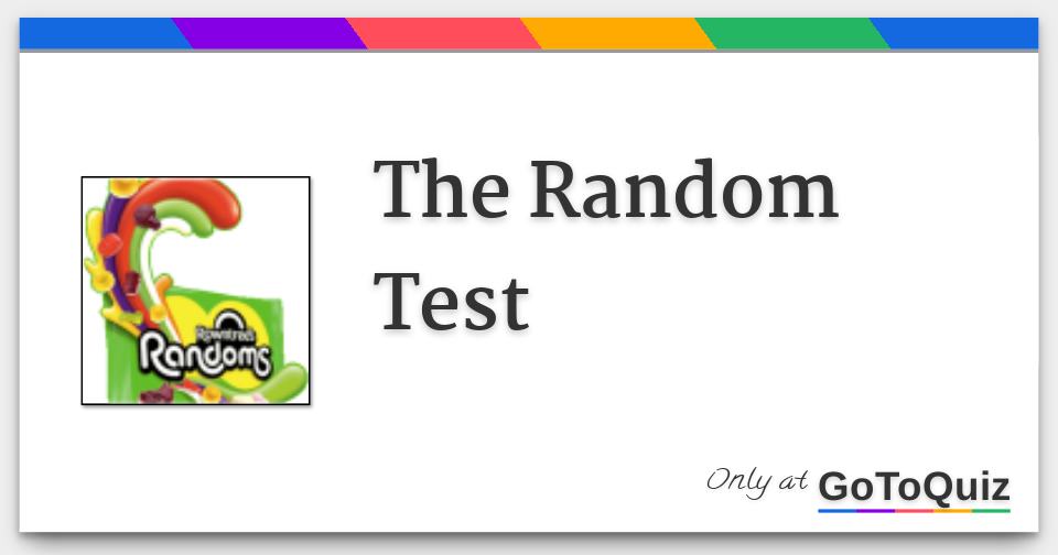 the-random-test