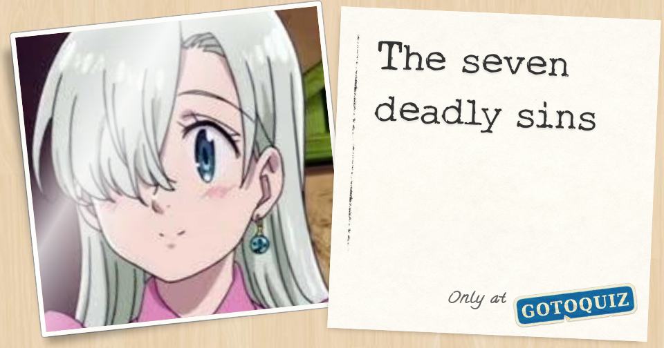 The seven deadly sins