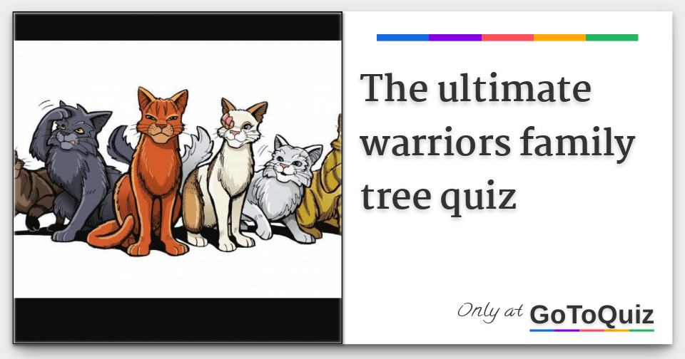 warrior cats thunderclan family tree