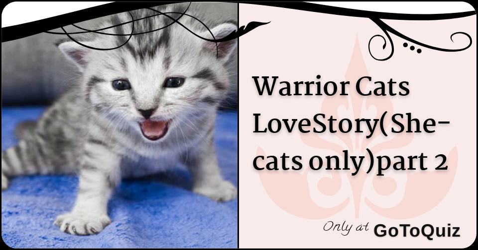 Warrior Cats Lovestory She Cats Only Part 2