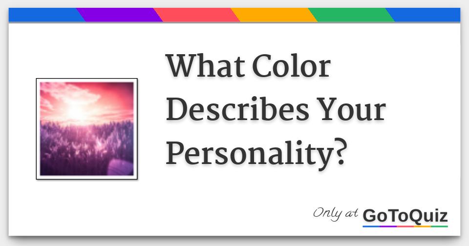 what-color-describes-your-personality