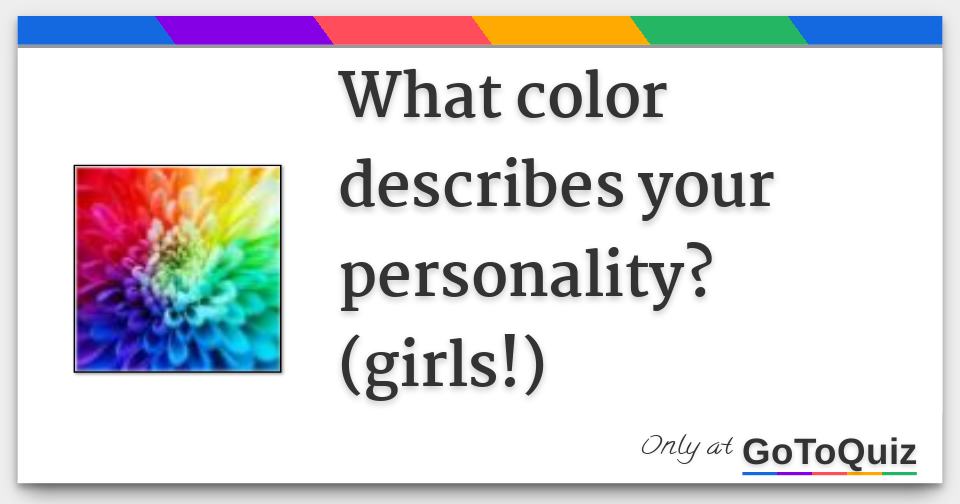 what-color-describes-your-personality-girls