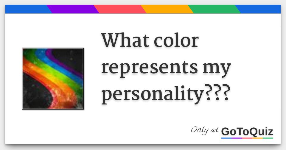 what-color-represents-my-personality