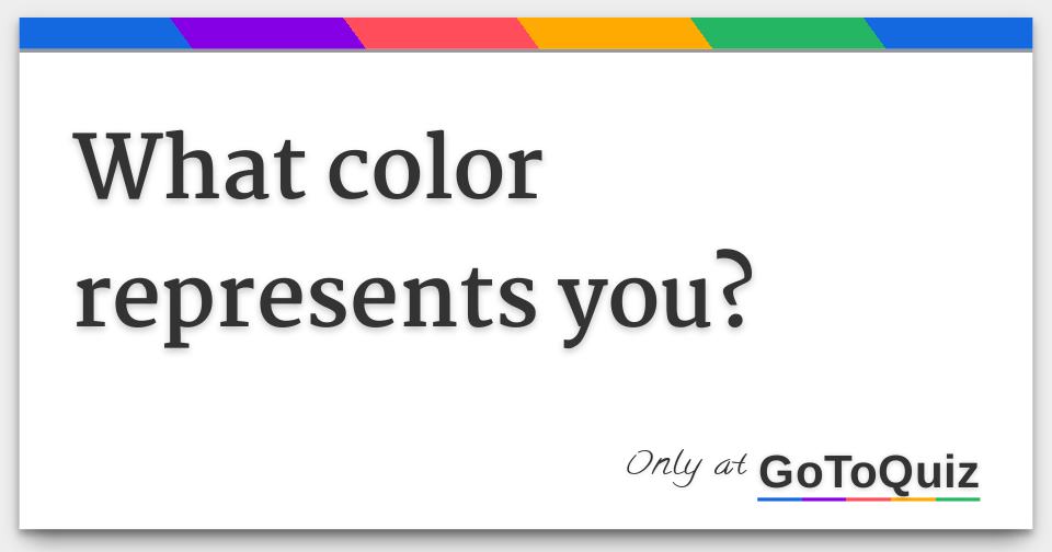 what-color-represents-you