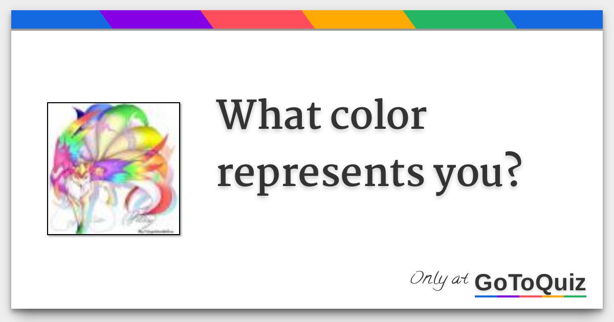 what-color-represents-you