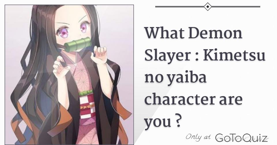 Demon slayer quiz - Test