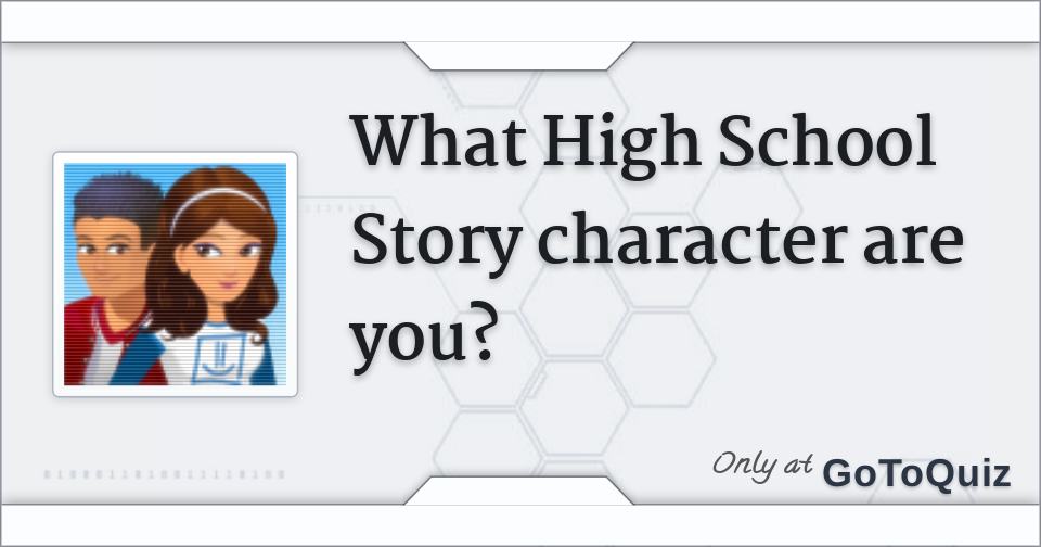 high school story characters