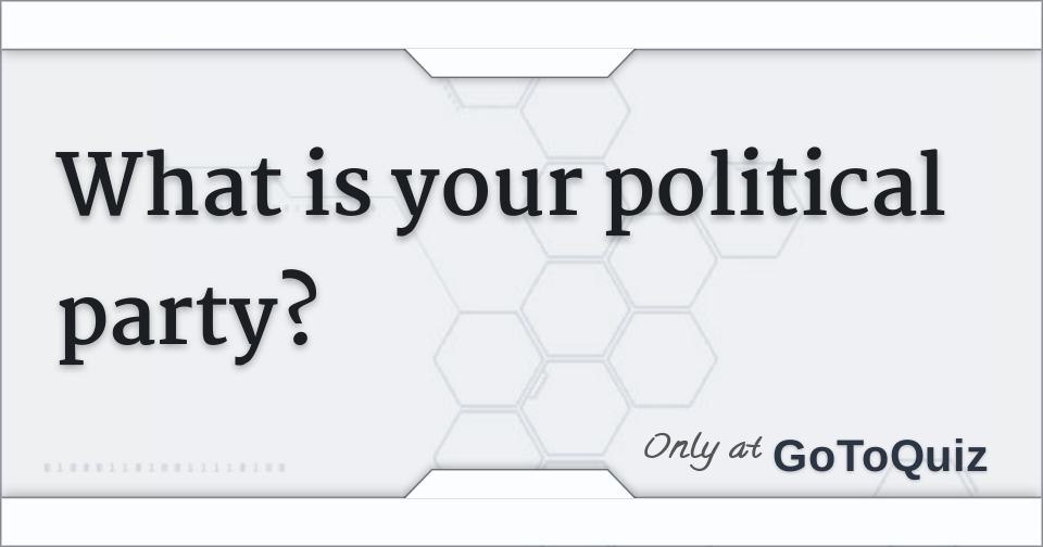 what-is-your-political-party