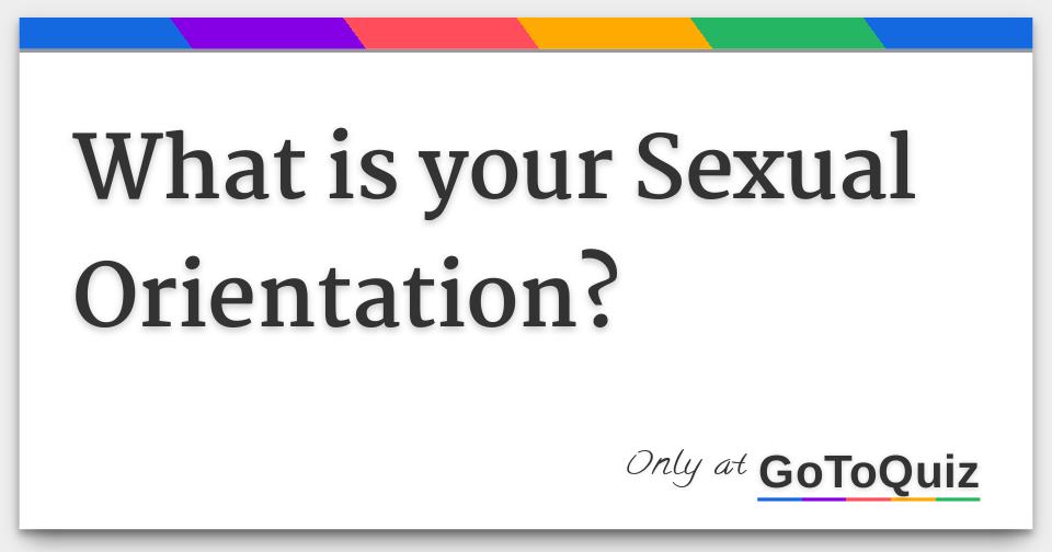 What Is Your Sexual Orientation 9060