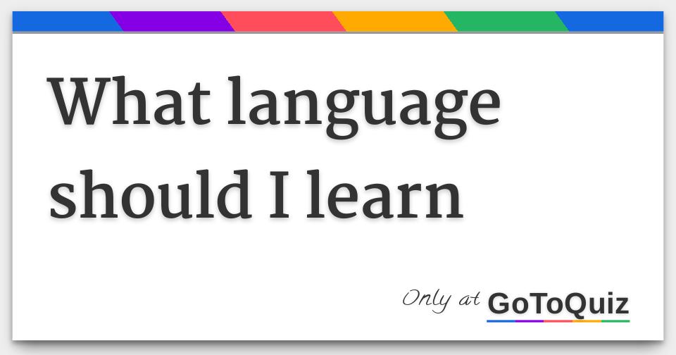 what-language-should-i-learn