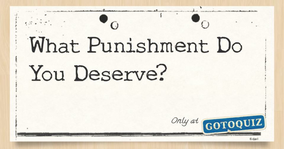 Punishment Quiz Go To Quiz, What is this favor? Look after his family.