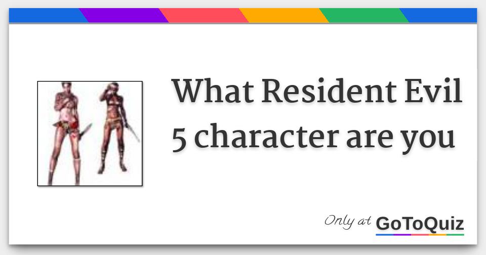 Resident Evil 5 Quizzes