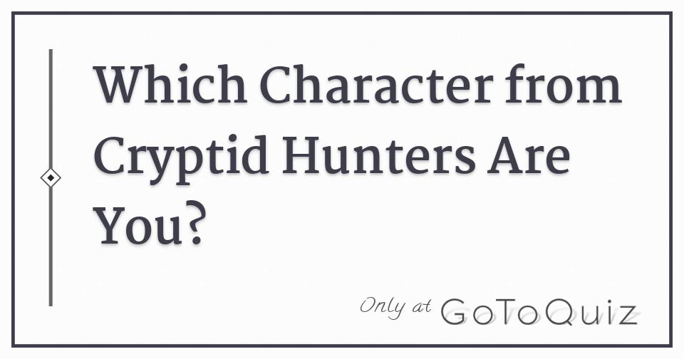 cryptid hunters book 1