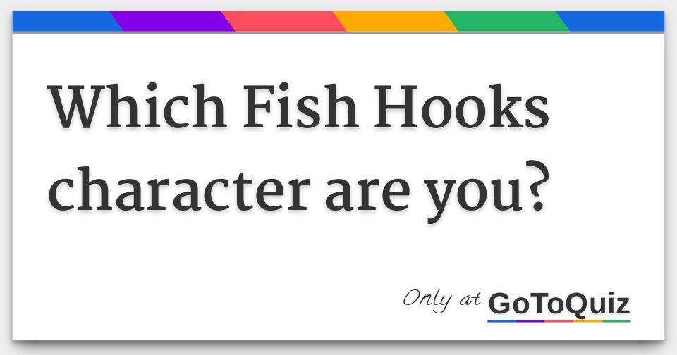 fish hooks characters