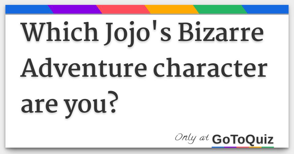 Guess the JoJo's Bizarre Adventure character by pose Quiz - By Kii_Ibarra