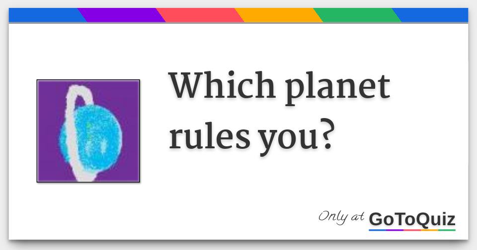 which-planet-rules-you