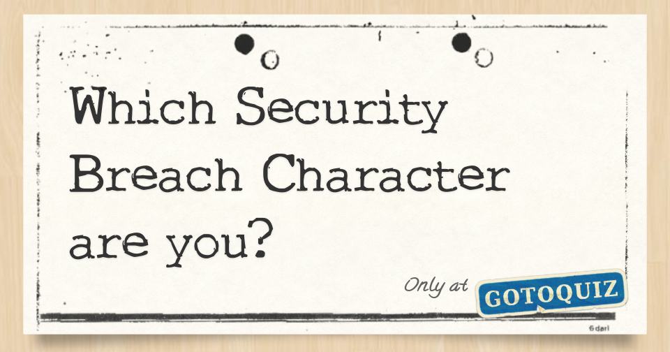 Which FNAF Security Breach Character/Animatronic are you? - Quiz