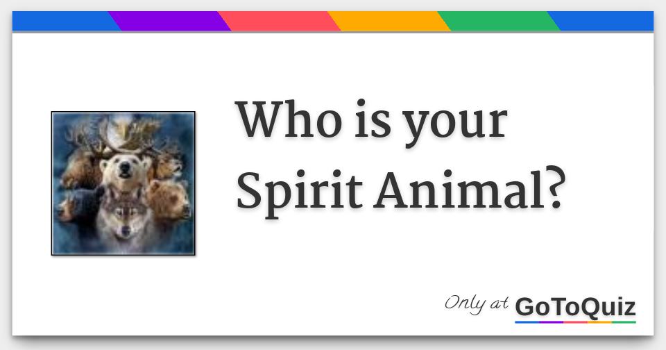 spirit animal age